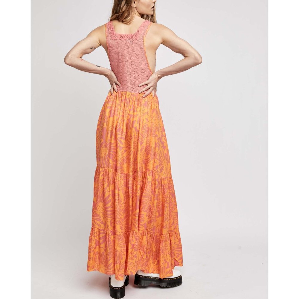 🎉LAST CHANCE🎉 NWT Free People Tiers For You Maxi /  Hazy Combo - Picture 3 of 4